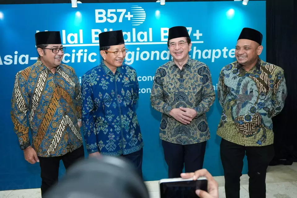 Acara halalbihalal Forum bisnis B57+ Asia Pacific Regional Chapter. (ist) 