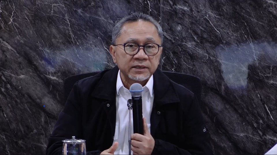 Menteri Koordinator Bidang Pangan Zulkifli Hasan (Zulhas). (B-Universe/Erfan Ma
