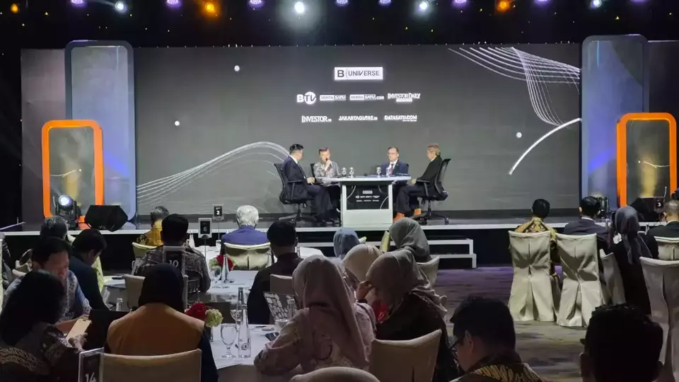 Duta Besar Luar Biasa dan Berkuasa Penuh Federasi Rusia untuk Indonesia, Sergei Gennadievich Tolchenov saat menghadiri kegiatan JakartaGlobe Insight di Hotel Mulia, Jakarta, Selasa (28/4/2026). (B-Universe/Bambang Ismoyo)