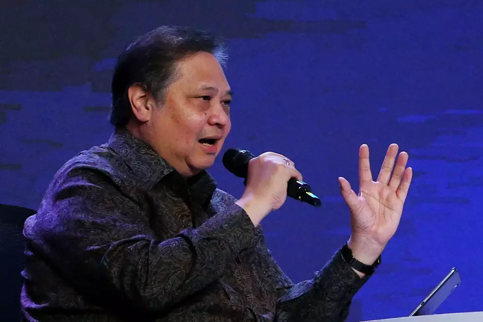 Menteri Koordinator Bidang Perekonomian, Airlangga Hartarto. (B-Universe Photo/Joanito De Saojoao)