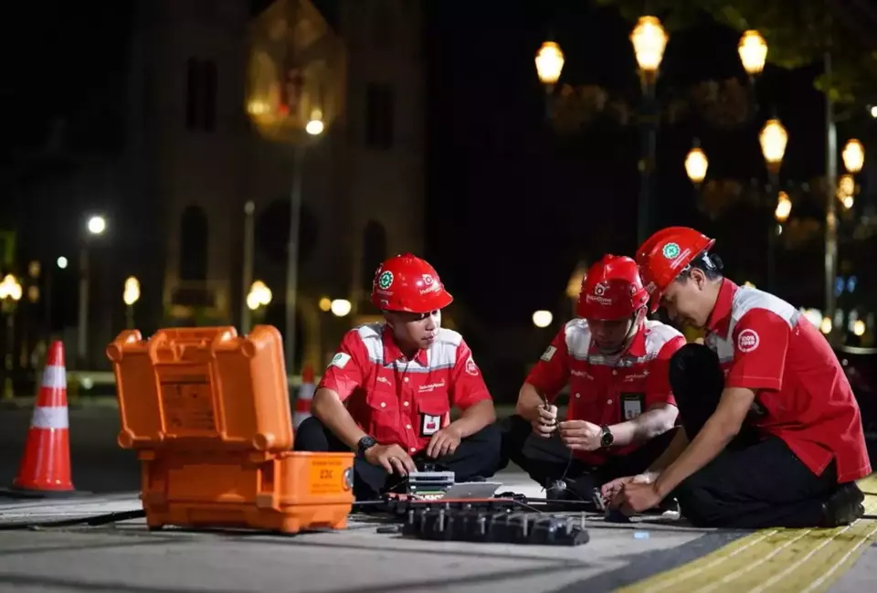 Aktivitas operasional PT Telkom Indonesia Tbk (TLKM). (Foto: TLKM)