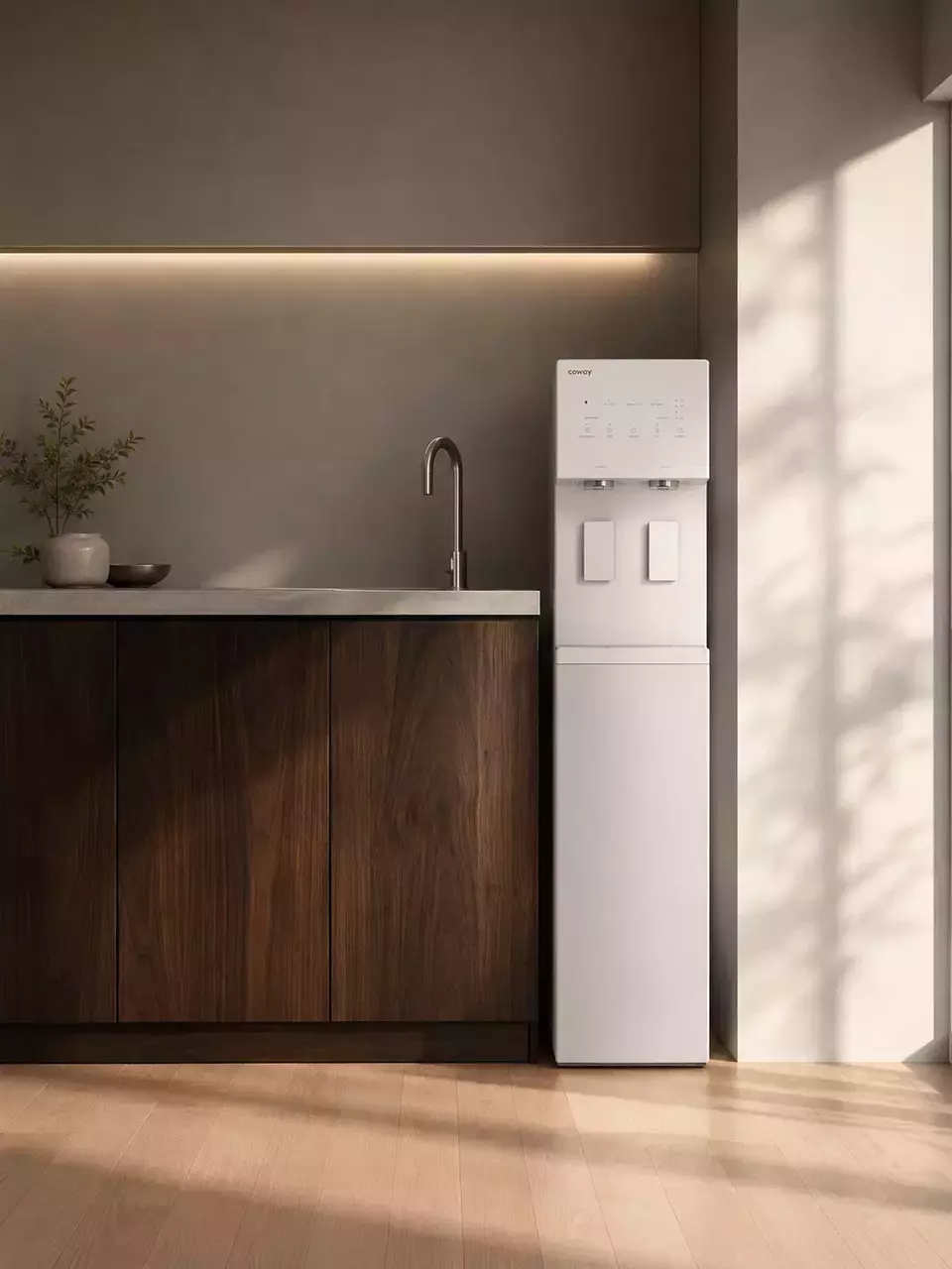 Coway slim stand CHP-5730R, alat pemurni air. (ist) 