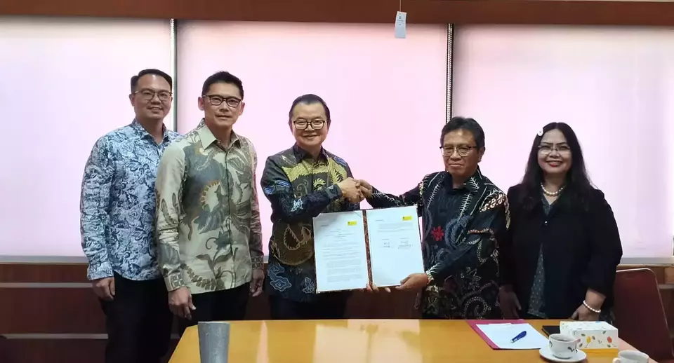 PT Infiniti Triniti Jaya (Infiniti Land) menjalin kerja sama strategis di bidang penelitian sektor perumahan dengan Universitas Indonesia (UI). (Foto Ist)