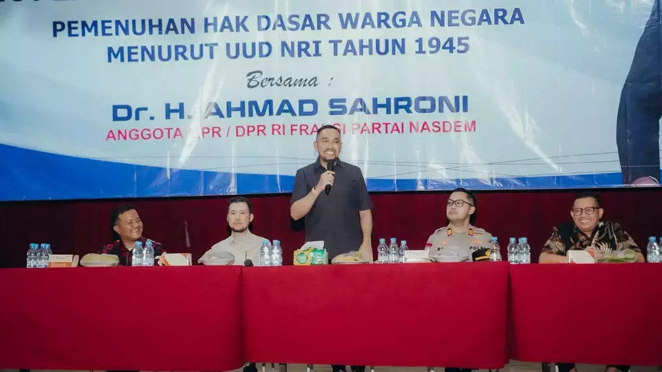 Wakil Ketua Komisi III DPR sekaligus Anggota MPR Ahmad Sahron