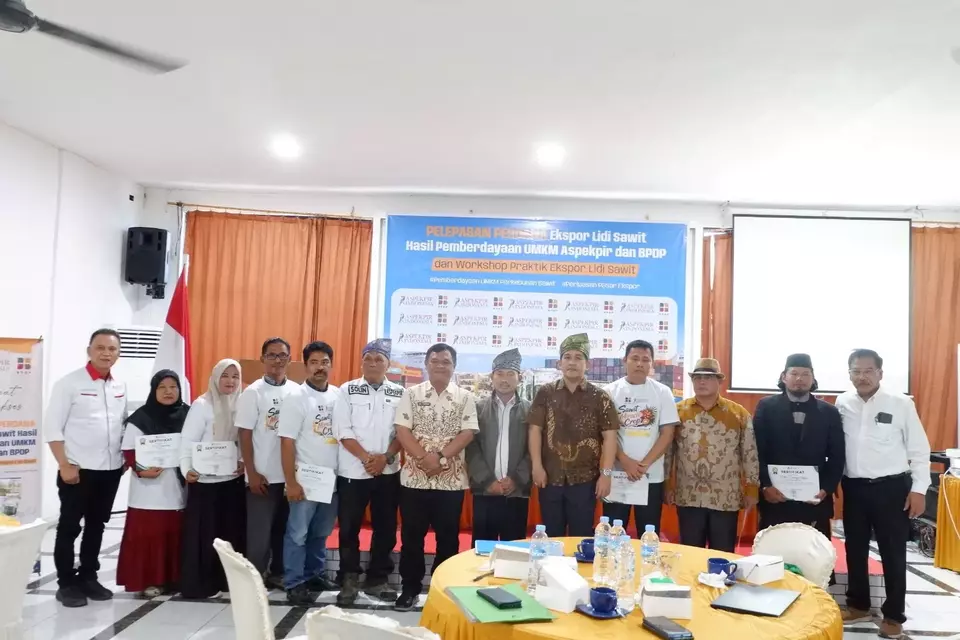 Pelepasan Perdana Ekspor Lidi Sawit ke China