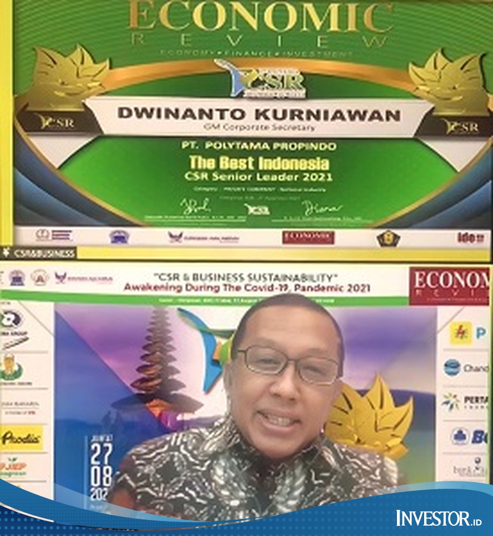 Pandemi Polytama Raih Penghargaan Di Ajang Csr Award