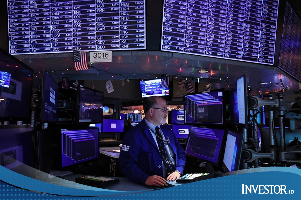 Wall Street Jatuh Serempak, Saham Teknologi Berguguran