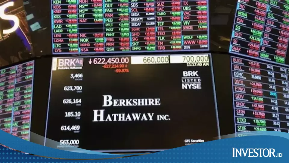 Problèmes techniques au NYSE, les actions de Berkshire Hathaway chutent de 99 %