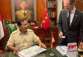 British PM Rishi Sunak Congratulates Prabowo on Election Success