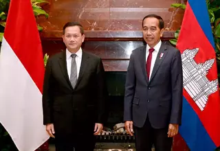 Jokowi, Cambodian PM Hun Manet Hold Talks on Rice Import