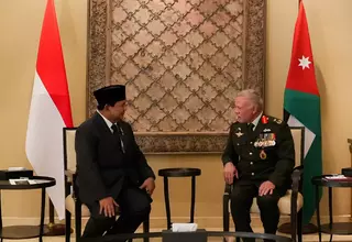 Prabowo Finally Meets with 'Good Friend' Jordan King in Amman