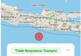 5.1-Magnitude Earthquake Hits Gunungkidul, No Tsunami Threat