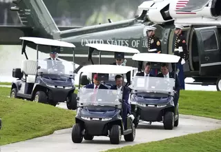 Trump Hits Golf Course as Stock Market Plummets for 2nd Straight Day over Tariffs