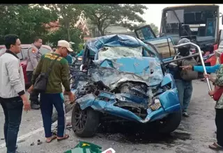 Seven Killed in Minibus-Bus Collision in Gresik, East Java