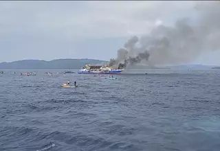 568 People Survived After Indonesian Passenger Ferry Caught Fire at Sea