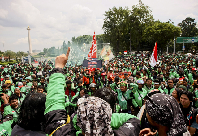 Mass Ride-Hailing Strike Set to Paralyze Jakarta, Major Cities on Tuesday