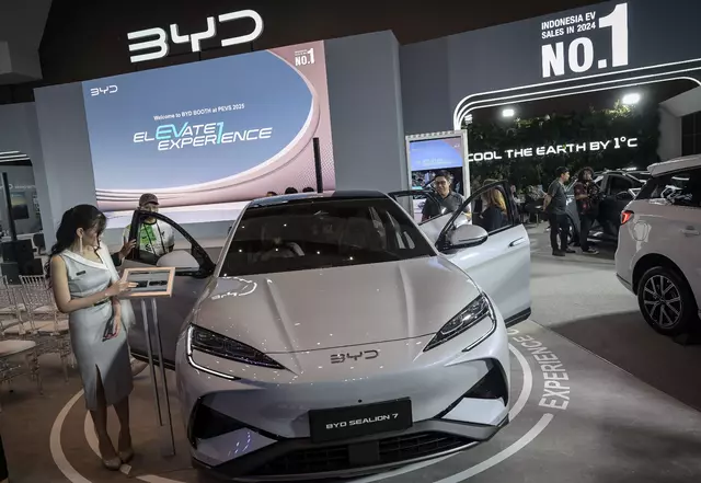 BYD Surges to 6th in Indonesia’s Auto Market with EV-Only Lineup