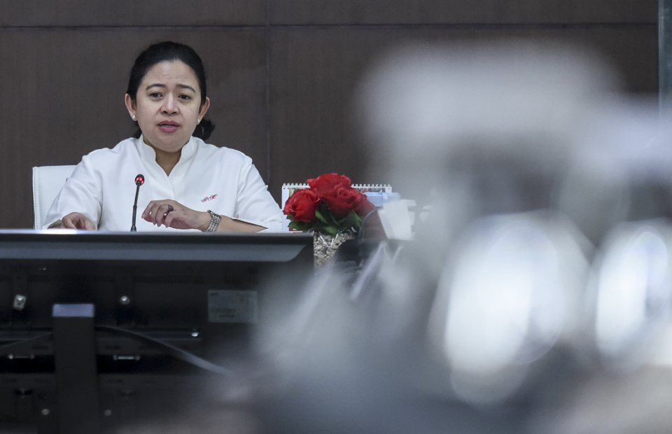 House Speaker Puan Maharani. (Antara Photo/Hafidz Mubarak A.)