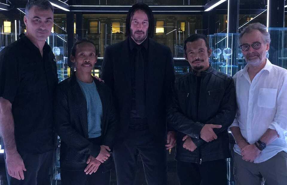 Yayan 'Mad Dog' Ruhian Schools Keanu in Pencak Silat Chops in 'John Wick 3: Parabellum'