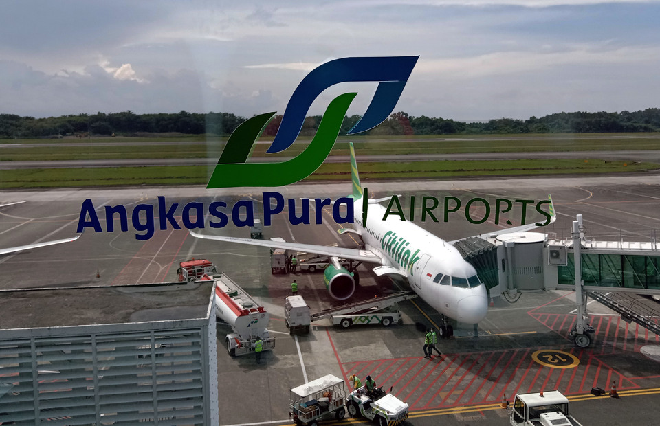 A Citilink airplane. (BeritaSatu Photo/Mohammad Defrizal)