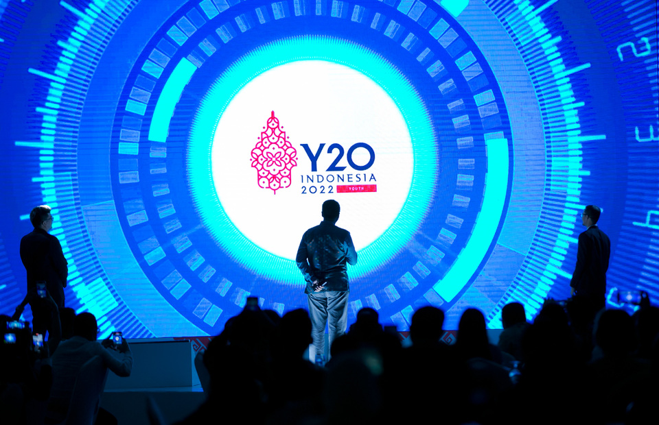 The Y20 Indonesia 2022 Second Pre-Summit launch in Lombok, West Nusa Tenggara on April 23, 2022. (Photo Courtesy of Y20 Indonesia)