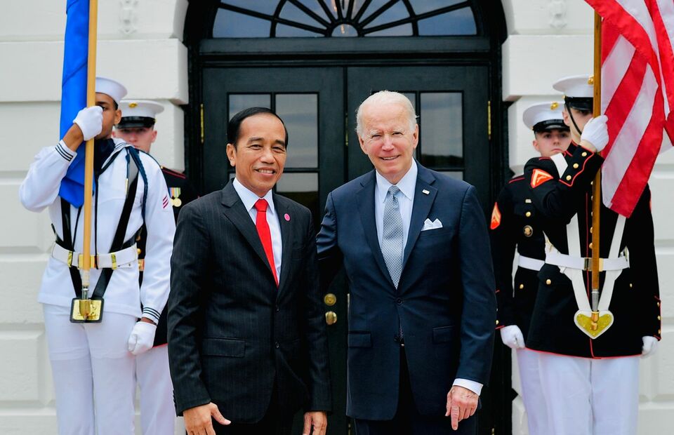 President Joko "Jokowi" Widodo meets with US President Joe Biden at the White House in Washington DC on May 12, 2022. (Photo Courtesy of Presidential Secretariat