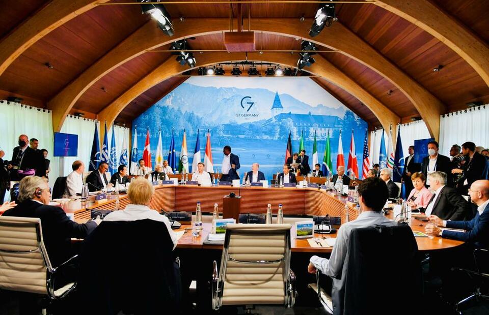 President Jokowi attends the G7 Summit in Schloss Elmau, Germany, on Jun 27, 2022. (Photo Courtesy of Presidential Press Bureau)
