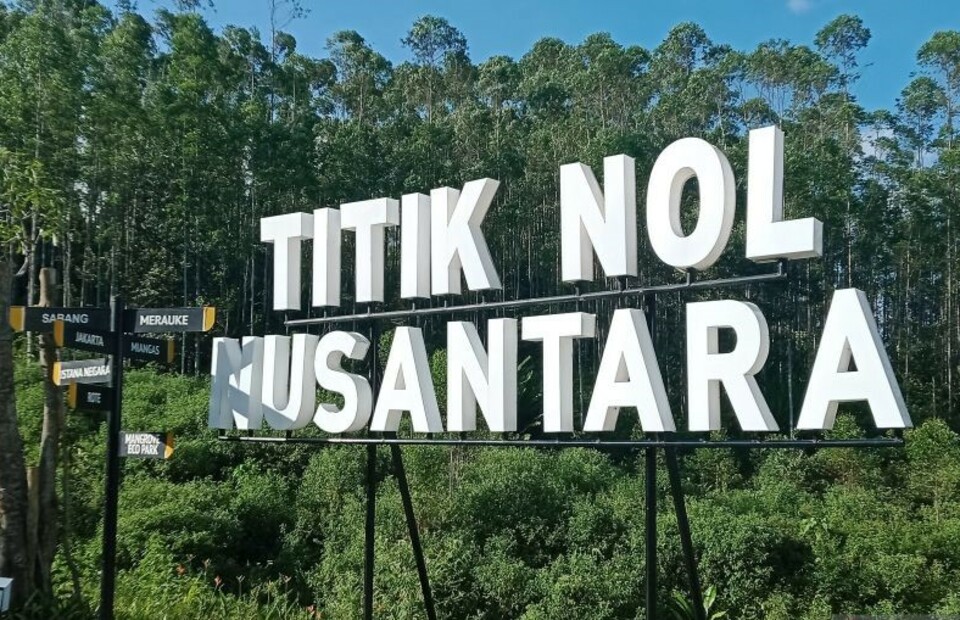 The ground zero of the new state capital project Nusantara in Sepaku district in East Kalimantan. (Antara Photo/Novi Abdi-Bagus Purwa)