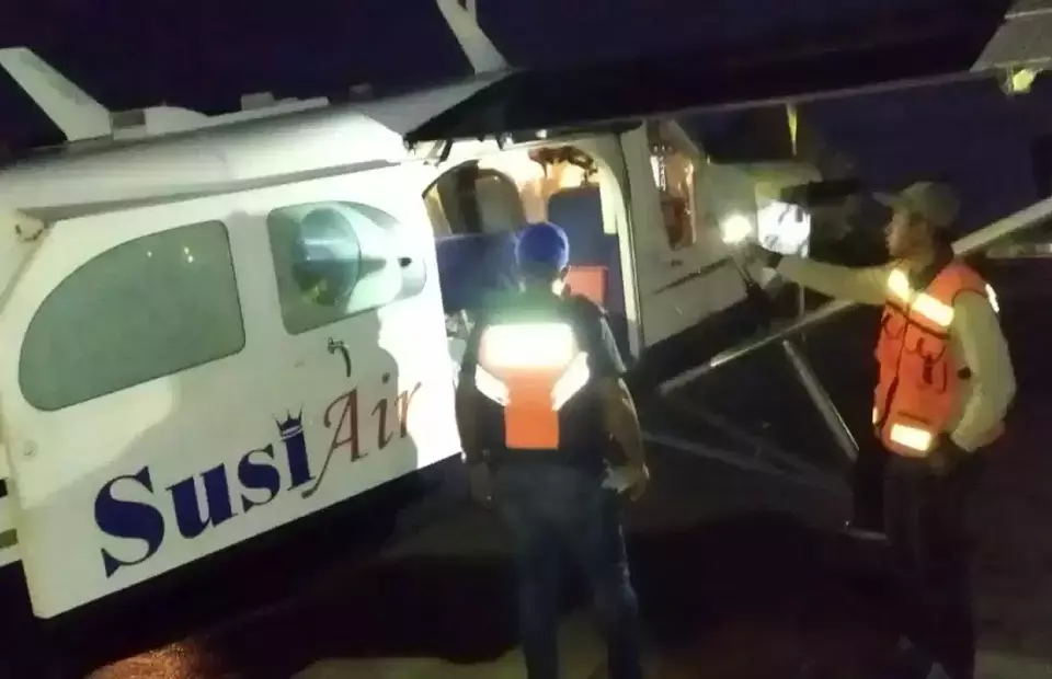A Susi Air plane departs from Mimika to Paro Airport, Nduga regency in the Indonesian eastern province of Papua on February 7, 2023. (Photo courtesy of Susi Air)