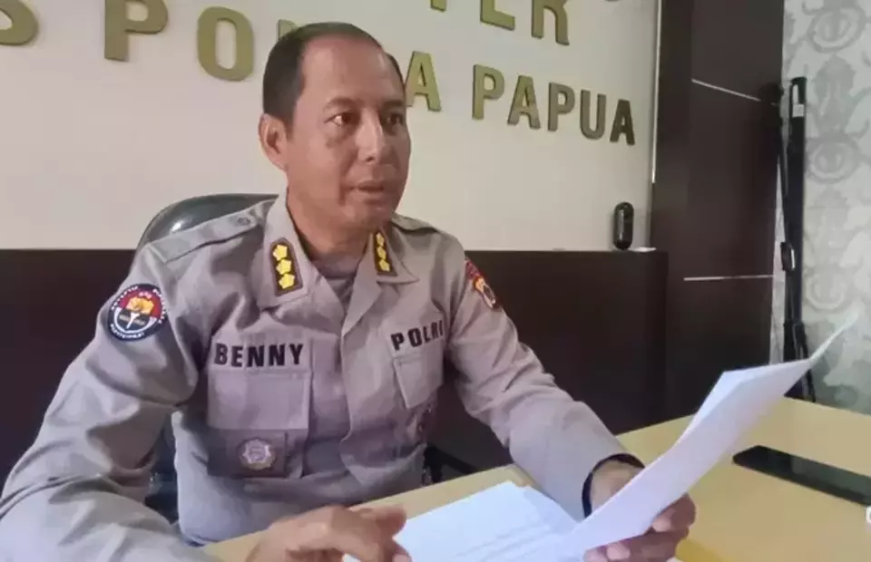 Police spokesperson in Papua Province Ignatius Benny Ady Prabowo. (Investor Daily Photo)