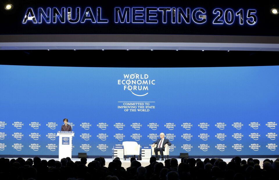 A rare note of optimism at Davos this year comes from the trade ministers, who will gather on Saturday for the first time since the World Trade Organization (WTO) closed the lid on 14 years of increasingly toxic stalemate. (Reuters Photo/Ruben Sprich)