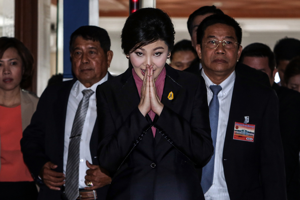 Former Thai Prime Minister Yingluck Shinawatra's impeachment hearing concludes this week.(Bloomberg Photo/Dario Pignatelli)
