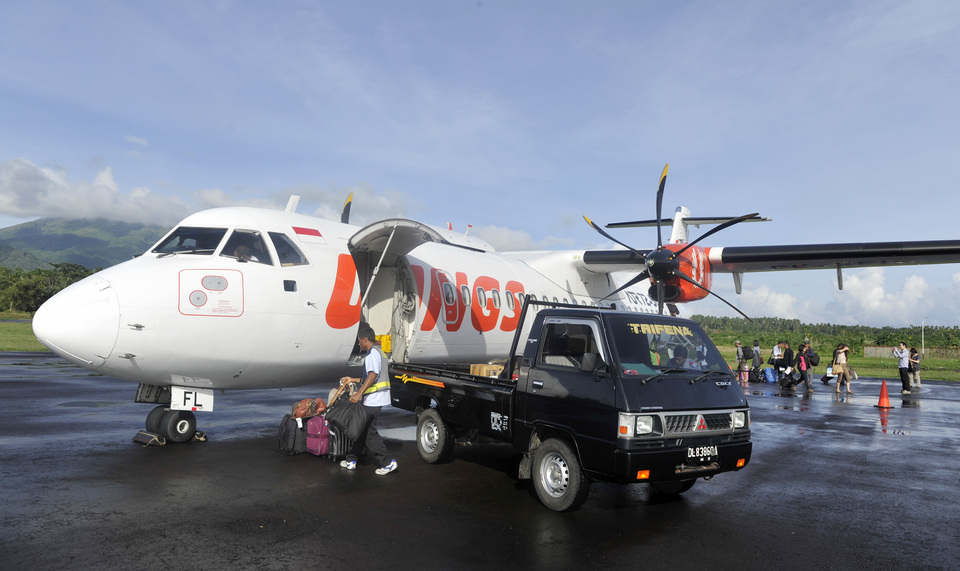 Wings Air is a subsidiary of Indonesia's largest low-cost carrier Lion Air. (Antara Photo/Andika Wahyu)