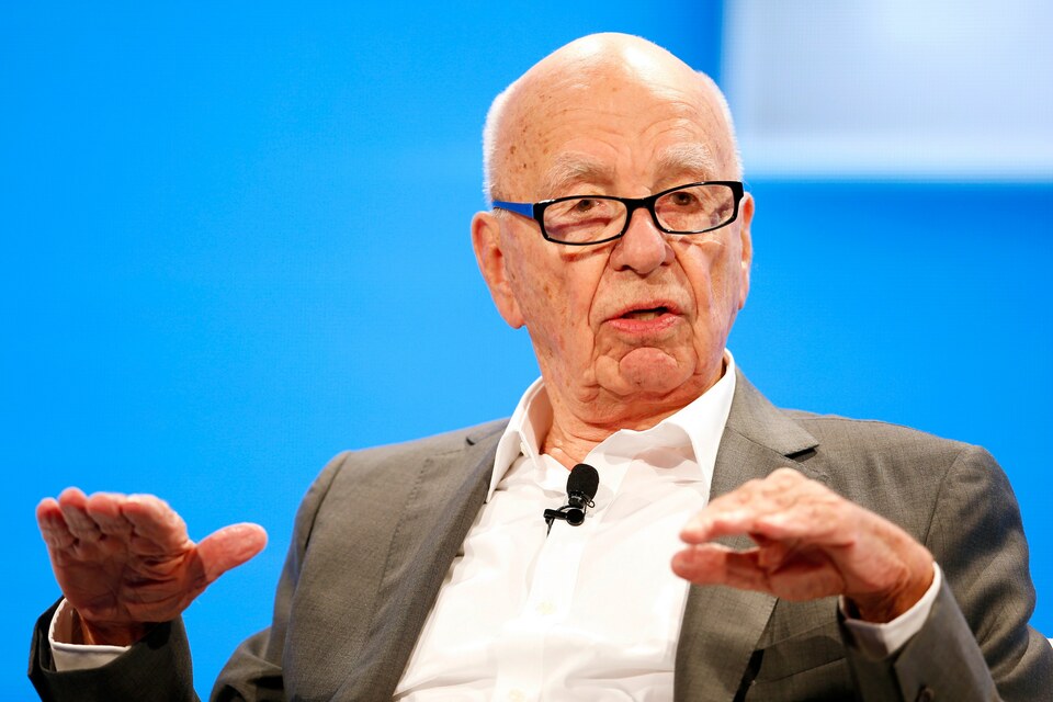 Rupert Murdoch, Executive Chairman News Corp and Chairman and CEO 21st Century Fox speaks at the WSJD Live conference in Laguna Beach, California in this file photo from October 29, 2014. Twenty-First Century Fox Inc's quarterly revenue beat analysts' estimates, helped by growth in its cable network and film studio businesses. (Reuters Photo/Lucy Nicholson)
