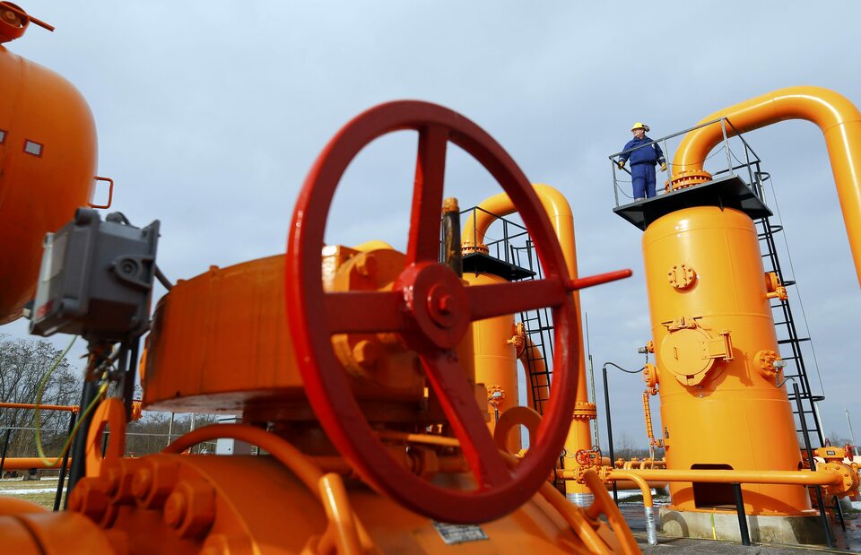 Russia is likely to scale back volumes of gas it plans to ship to China later this decade, sources close to energy giant Gazprom say, due to the dive in global energy prices and uncertainty hanging over the Chinese economy. (Reuters Photo/Laszlo Balogh)