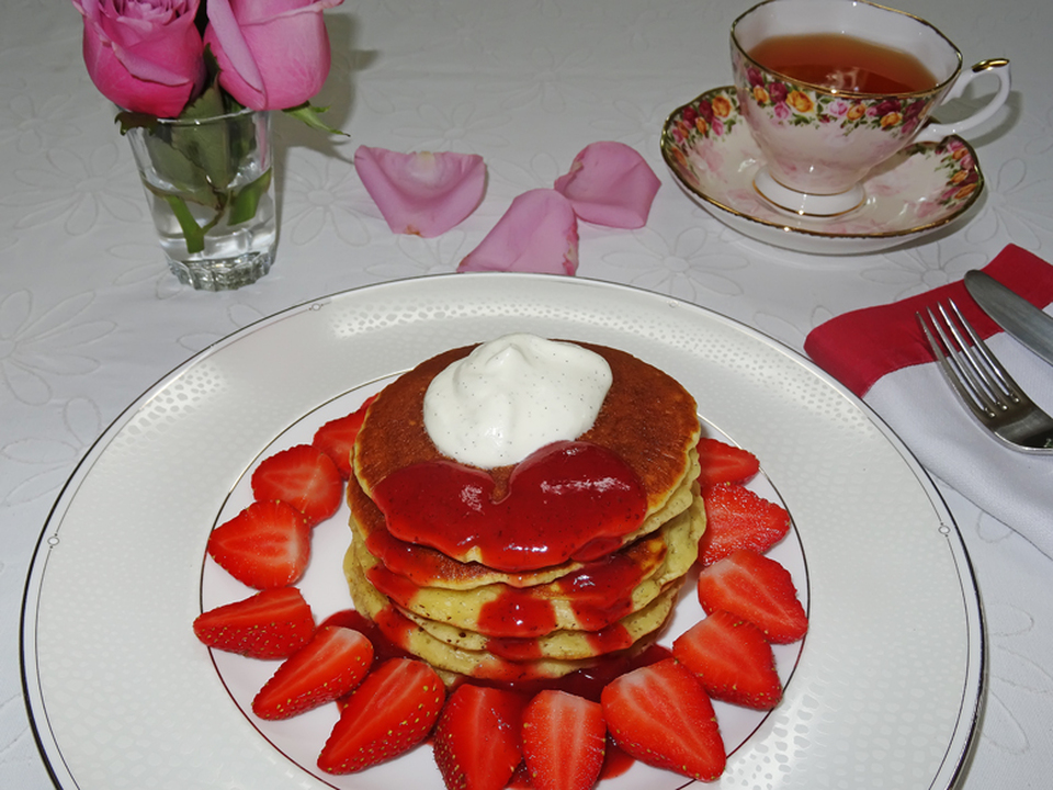 Pancakes for Valentine’s. (JG Photo/Petty Elliott)