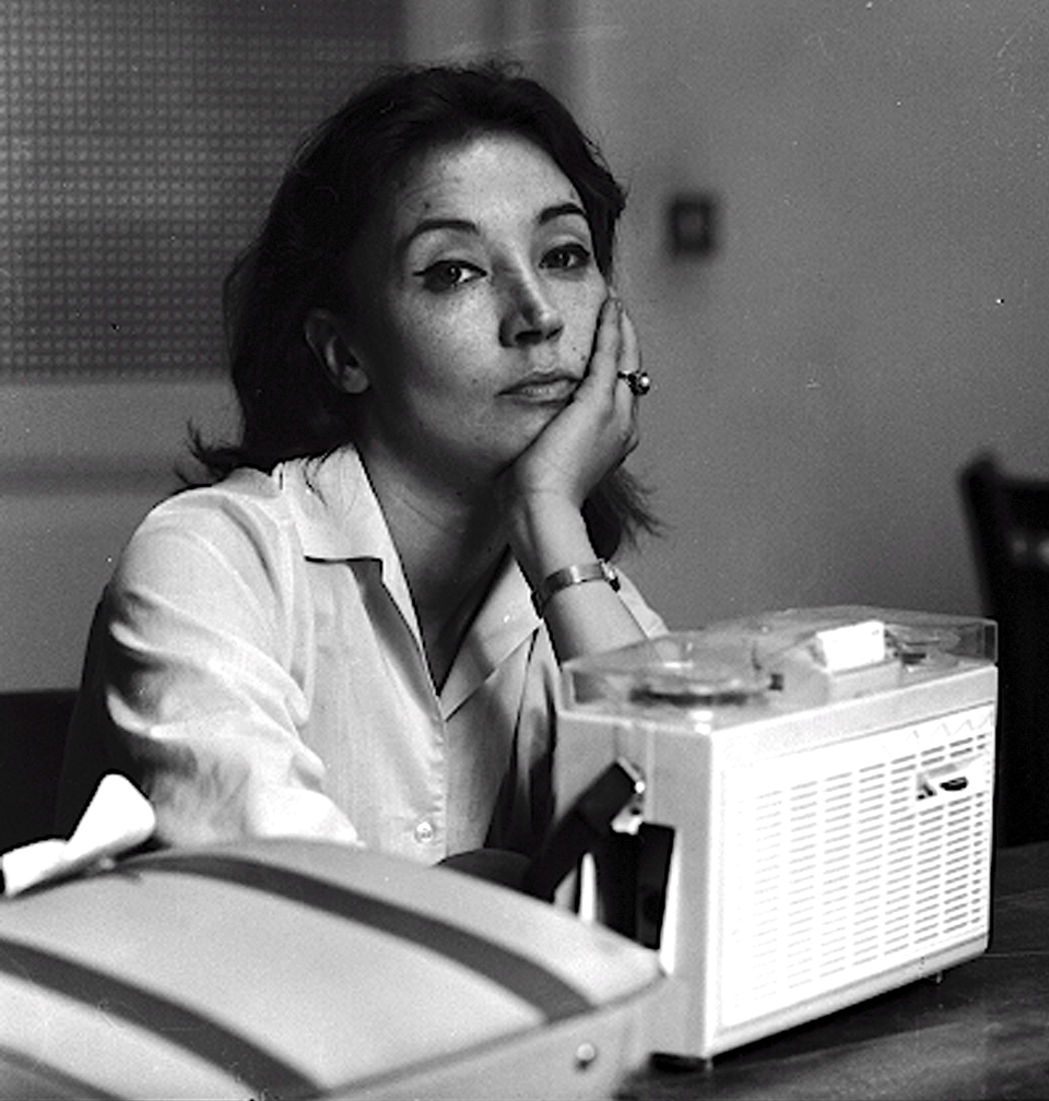 A file photo dated 05 July 1963, shows Italian controversial journalist and writer Oriana Fallaci. Fallaci, a former war correspondent, has died at a Florence hospital at the age of 76 in September 2006. (EPA Photo/Ansa)