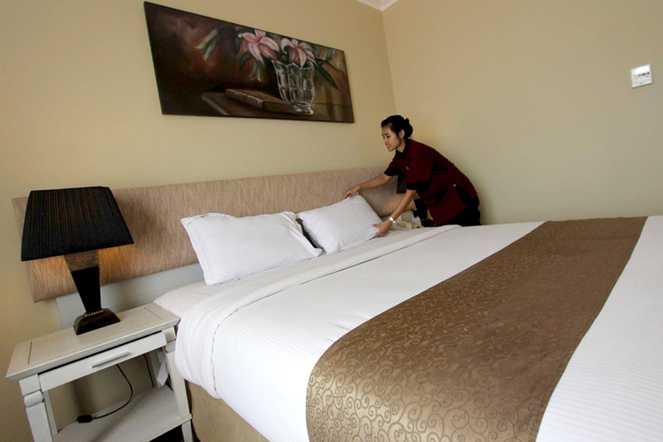 More than 11 million Indonesians work in the hotel industry and the sector could face layoffs. (JG Photo/Dhana Kencana)