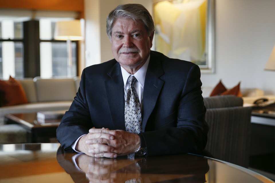 Discovery Channel founder John Hendricks sits for a portrait in New York March 17, 2015. Discovery Channel founder John Hendricks on Wednesday launched a subscription streaming service for fans of science, technology and history, with the goal of dominating the nonfiction category in on-demand, online video. Picture taken March 17, 2015. (Reuters Photo/Shannon Stapleton)