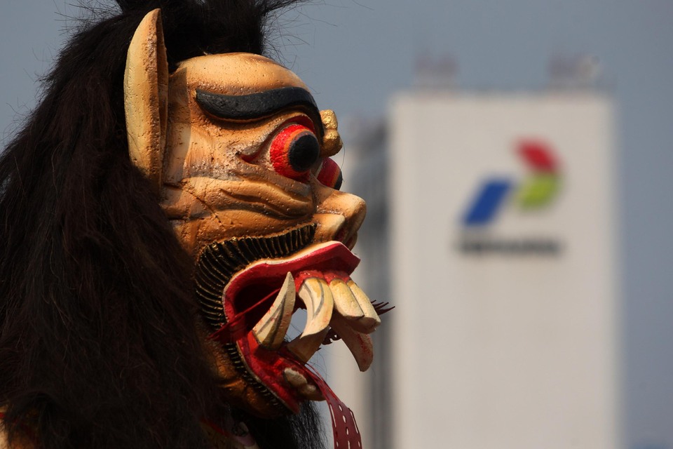 Police will deploy more than 1,300 officers to safeguard celebrations of Nyepi, or the Day of Silence, in Bali on Tuesday (28/03), citing security concerns related to a parade that will take place as part of the festivities. (JG Photo/Yudhi Sukma Wijaya)