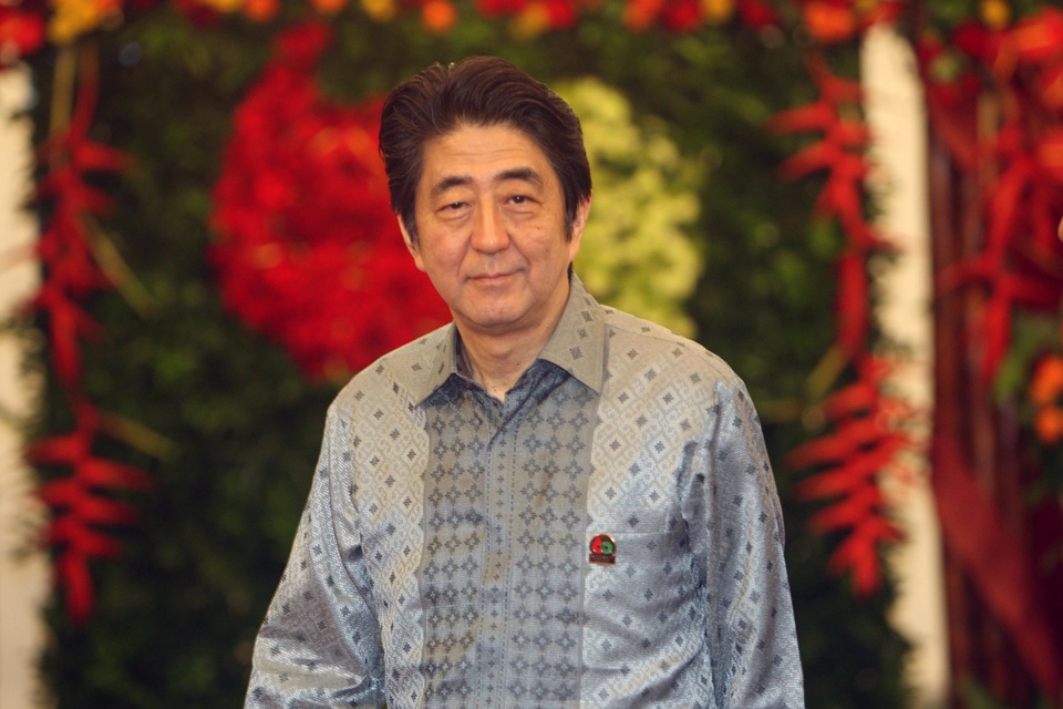 Japan's Prime Minister Shinzo Abe. (JG Photo/ Yudhi Sukma Wijaya)