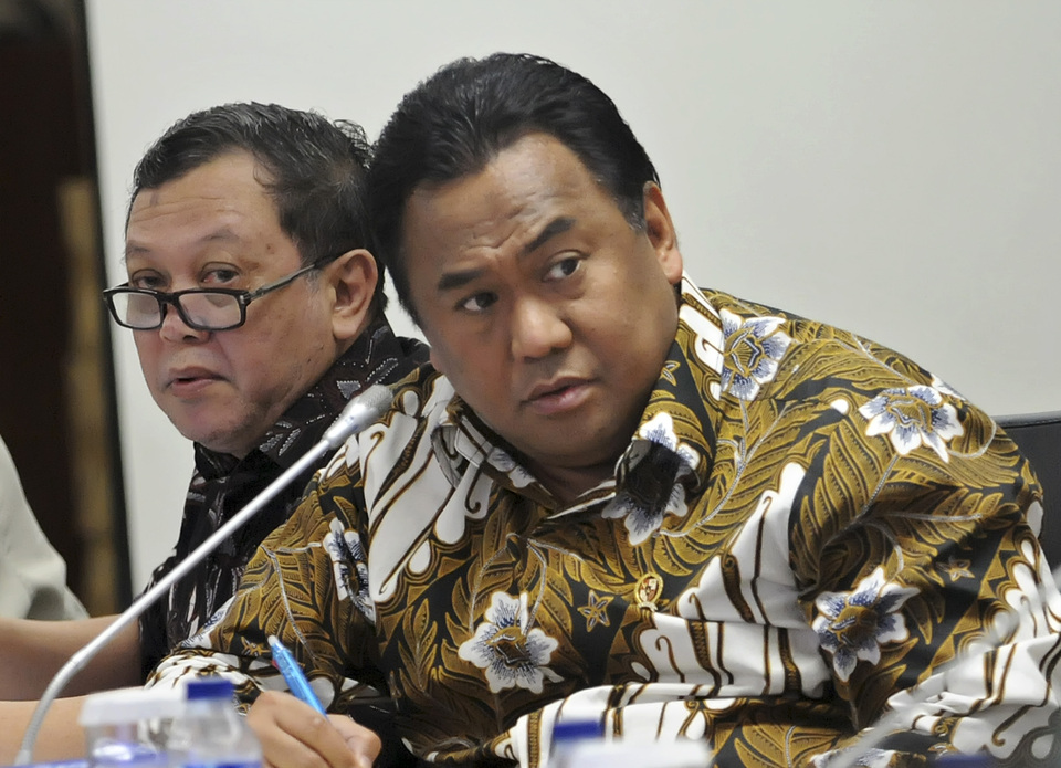 Trade Minister Rachmat Gobel will lead a trade mission to Europe from April 29 to May 4, the trade ministry said in a statement on Monday. 
(Antara photo/Yudhi Mahatma)