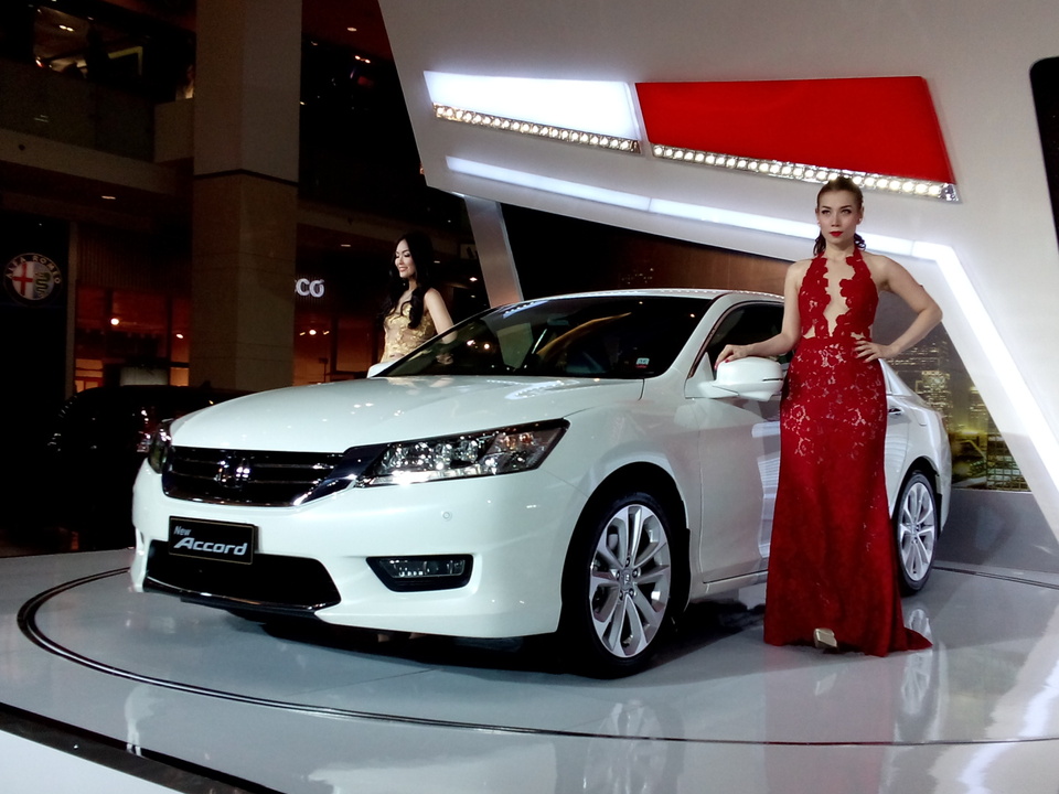 Honda unveiled its new Accord sedan for the Indonesian market on Wednesday. (B1 Photo/Carla Isati Octama)