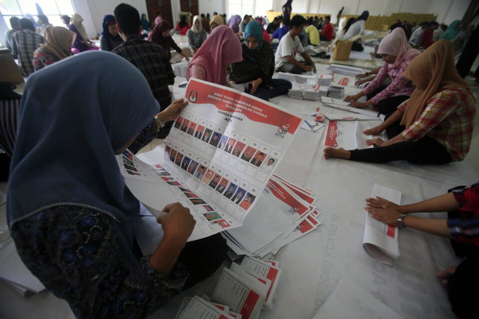 Regional elections will take place in over 200 provinces, districts and cities in December. (EPA Photo/Hotli Simanjuntak)