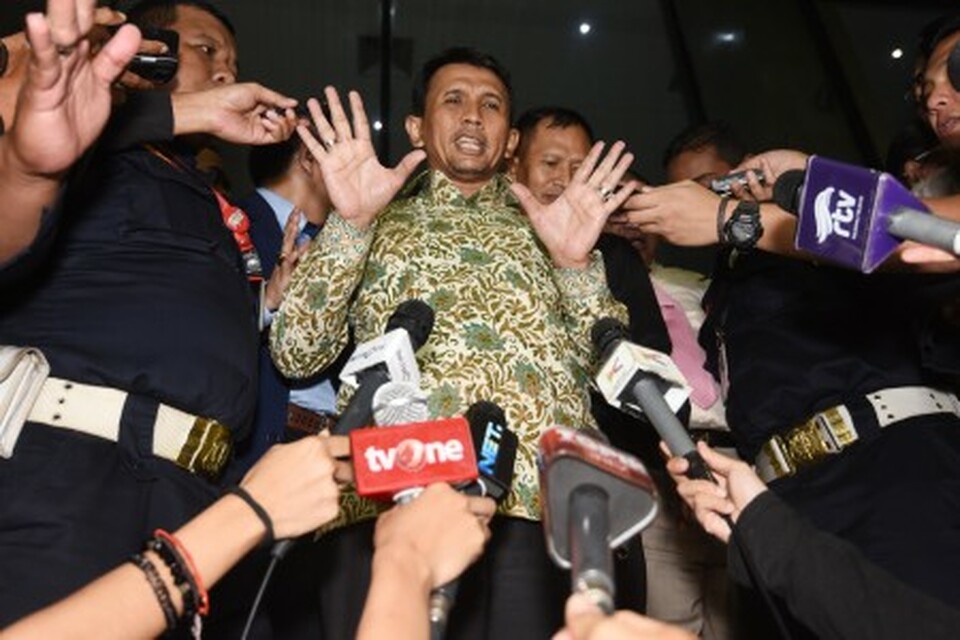 The Jakarta Anti-Corruption Court on Monday (14/03) found suspended North Sumatra Governor Gatot Pujo Nugroho and his wife Evy Susanti guilty of bribing three judges and a politician linked to an alleged embezzlement case inside his administration. (Antara Photo/Akbar Nugroho Gumay)