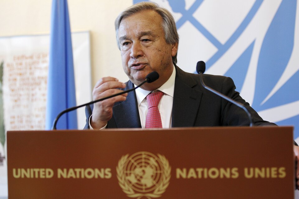 New United Nations Secretary-General Antonio Guterres urged the Security Council on Tuesday (10/01) to take more action to prevent conflicts instead of just responding to them as he pledged to strengthen the world body's mediation capacity. (Reuters Photo/Pierre Albouy)