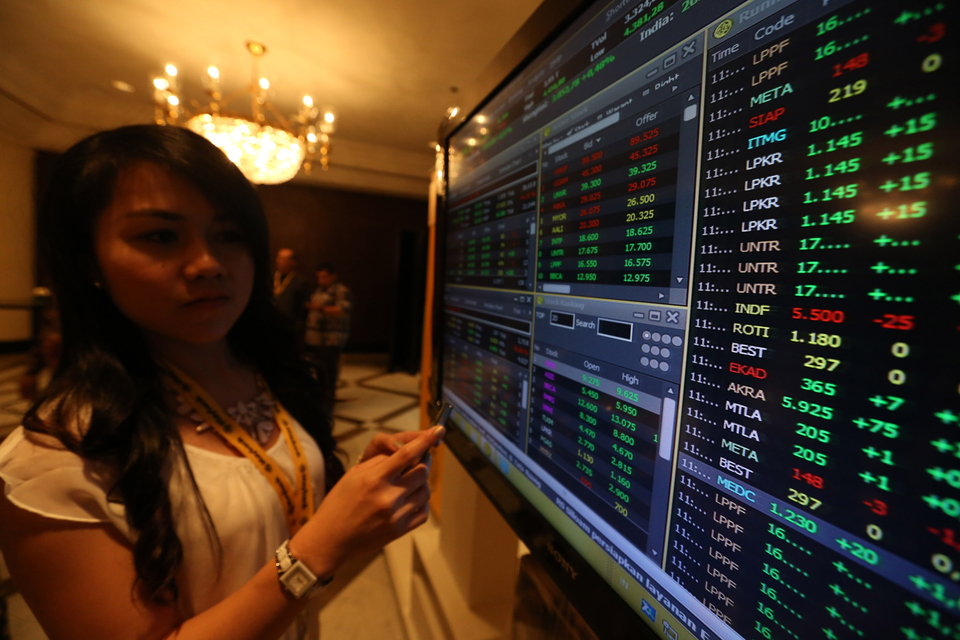 Indonesia's capital market is still dominated by foreign investors. (ID Photo/David Gita Roza)