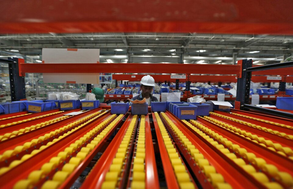 India badly needs manufacturing to fuel its recovery and create jobs. After all, India will be home to a working age population of 900 million people by 2020, roughly a fifth of the world's potential workers. (Reuters Photo/Amit Dave)