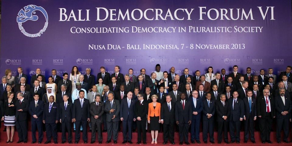 The Ministry of Foreign Affairs confirmed on Thursday (30/11) that the 10th Bali Democracy Forum will be held in Tangerang, Banten, due to the ongoing eruption of with Bali's Mount Agung. (Photo courtesy of the Foreign Ministry)