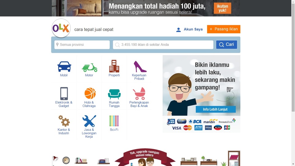 OLX, an local online marketplace which focuses on specialized goods, is hoping to book some profit by the end of this year after ten years of operations, gearing up to monetize the user base it has accumulated in the past years through paid advertising features. (JG Screenshot)